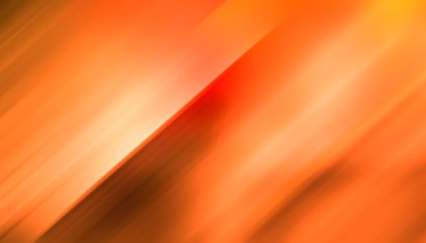 gradient blurry orange yellow lines motion dynamic flow abstract background - flowing water flash imagens e fotografias de stock
