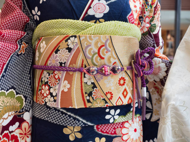 Displayed kimono for women