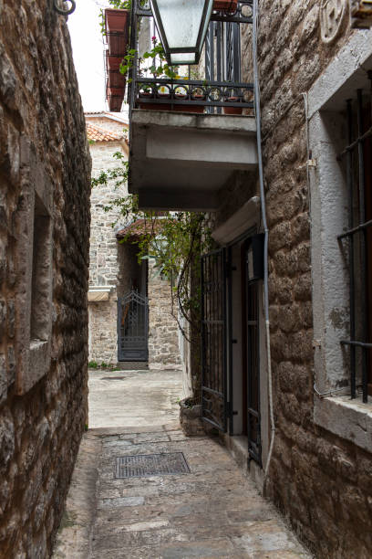 istock Narrow street in Budva 1398772904