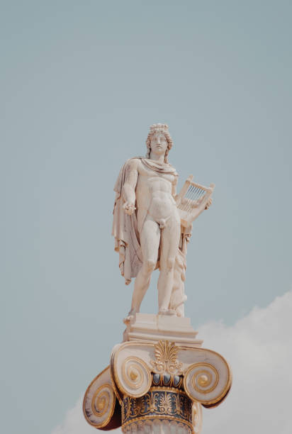 istock Greek statue of the Ancient God Apollo 1398773715