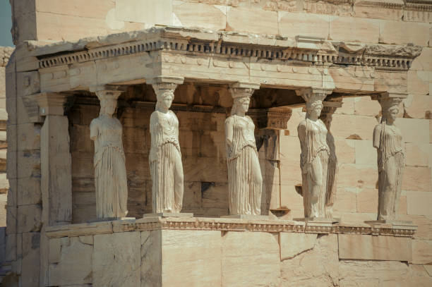 istock Ancient Caryatids on the Acropolis in Athens, Greece 1398773945