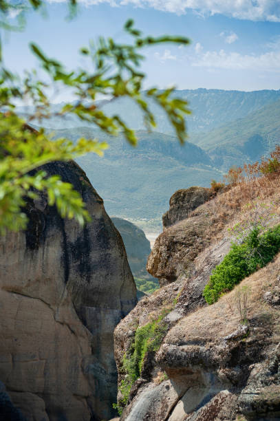 istock Meteora mountains in the summer 1398774010