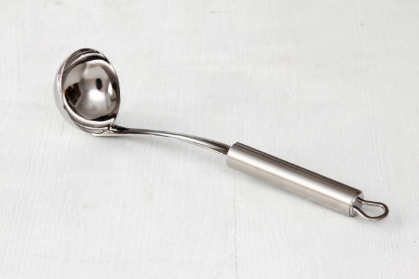 soup ladle , stainless steel