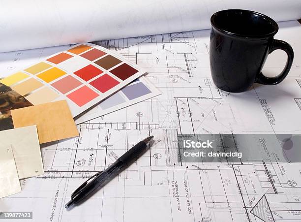 Pläne Stockfoto und mehr Bilder von Arbeiten - Arbeiten, Architektur, Aufführung