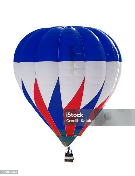 Hot Air Balloon Stock Photo - Download Image Now - Blue, Hot Air Balloon, Red