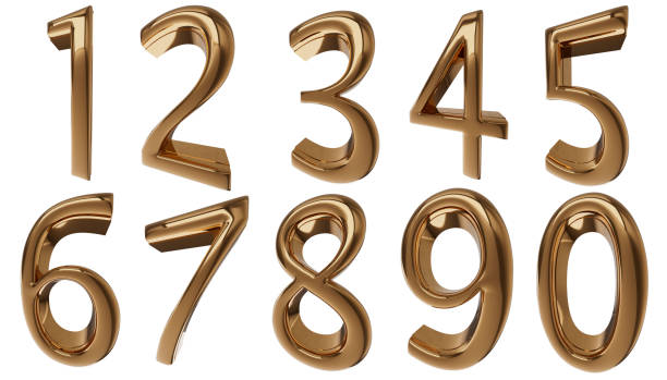 istock 3d numbers made of gold. 3d rendering 1398779552