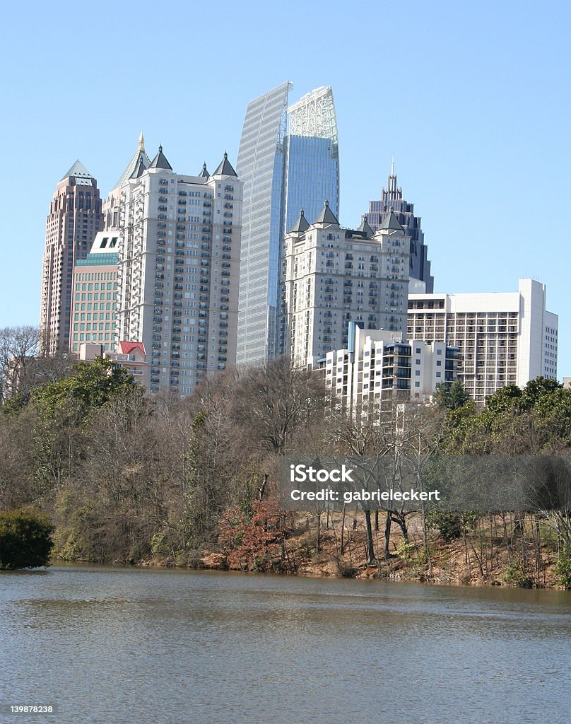 Skyline di Atlanta - Foto stock royalty-free di Generico