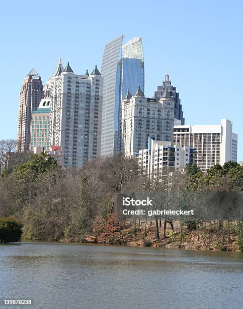 Skyline Di Atlanta - Fotografie stock e altre immagini di Generico - Generico, Luogo non identificato, Orizzonte urbano