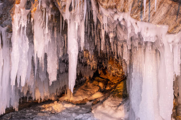 istock Ice cave on Baikal lake in winter 1398785229