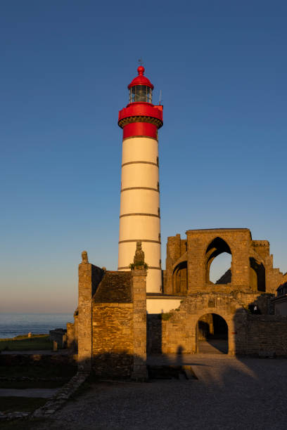 istock Saint-Mathieu Lighthouse, Pointe Saint-Mathieu in Plougonvelin, Finistere, France 1398787383