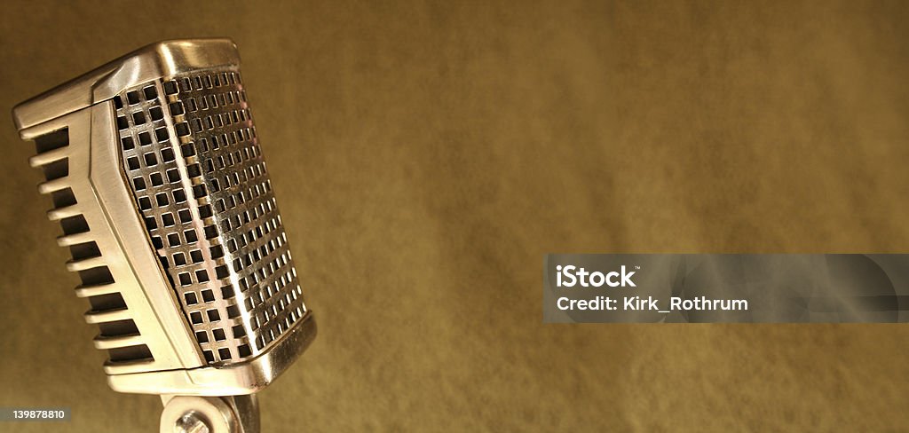 Déco microfono - Foto stock royalty-free di 1920-1929