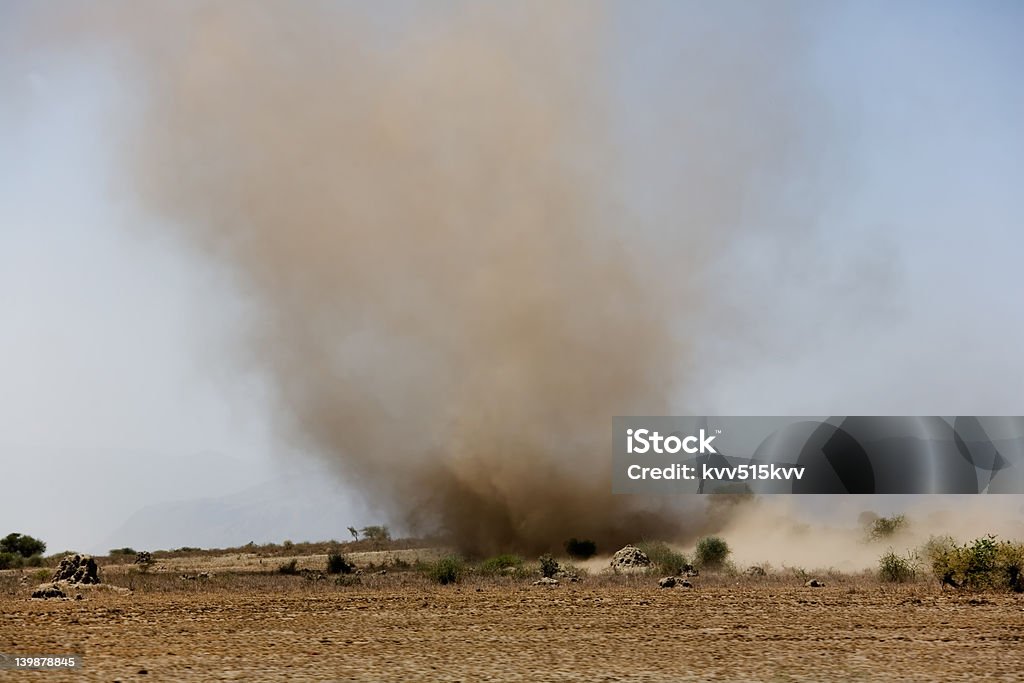 회오리 001 아프리카 - 로열티 프리 먼지 폭풍 스톡 사진