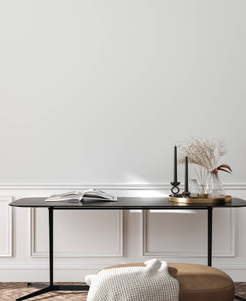 istock Minimalist modern living room interior background 1398788944