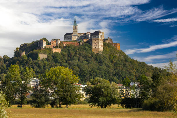 Gussing castle, Southern Burgenland, Austria stock photo