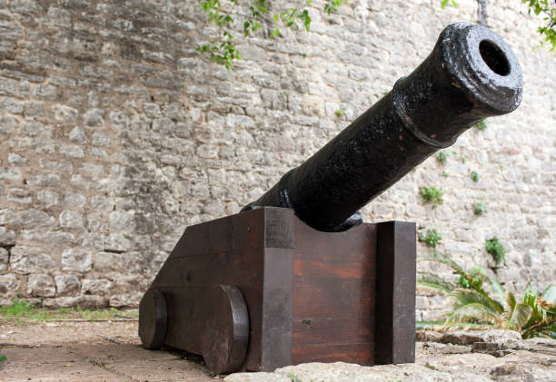 istock Cannons in the harbor fortress 1398792507