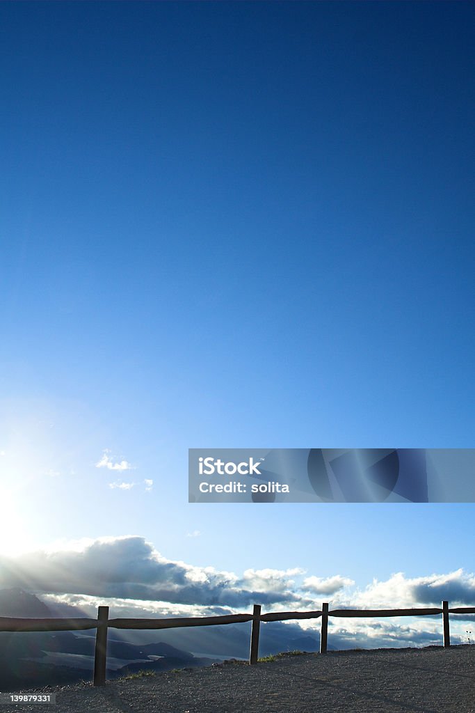 Valla de silhouette - Foto de stock de Aire libre libre de derechos