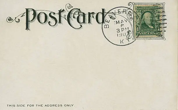 Photo of Vintage postcard 1907