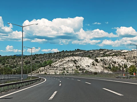 Highway between Ankara to Istanbul in turkey