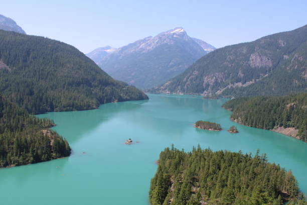 istock Beautiful lake in the mountains. 1398802642