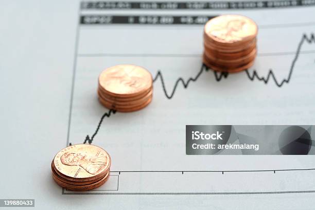 Investment Analysis Stock Photo - Download Image Now - Stock Market and Exchange, US Penny, Analyzing