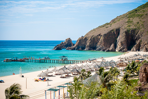 Ky Co beach ( Ky Co island ) at Nhon Ly village, Quy Nhon province, Viet Nam - Beautiful beach in Viet Nam