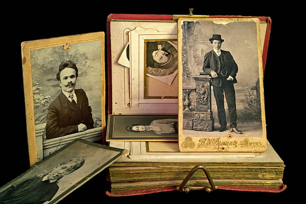 istock Ancient family album 139881119