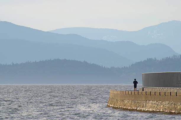 istock Runner at Vancouver Sea Wall 139881441