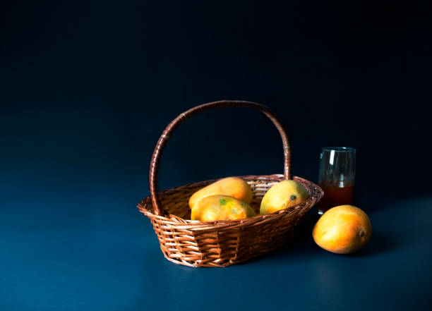 istock mangoes in basket blue dark background 1398814519