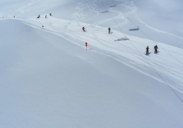 skiing stock photo