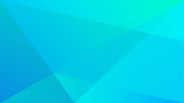 абстрактный градиентный синий геометрический фон - single line in a row blue water stock illustrations