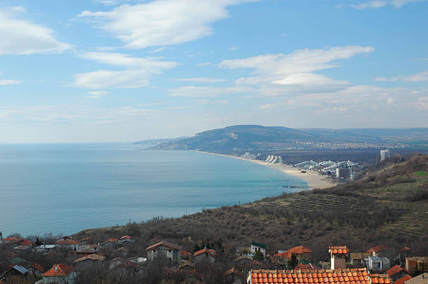 Albena Resort in BUlgaria stock photo