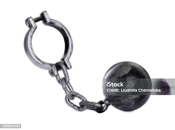 Chainandball A02 Stock Photo - Download Image Now - Ball and Chain, Chain -  Object, Cut Out - iStock