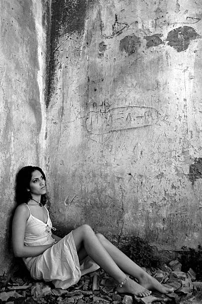 istock Wondering Girl B/W 139882028