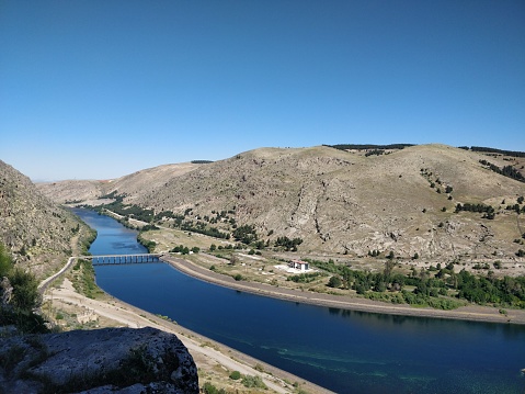 Atatürk Barajı is the third largest dam in the world and it is a zoned rock-fill dam with a central core[1] on the Euphrates River on the border of Adıyaman Province and Şanlıurfa Province in the Southeastern Anatolia Region of Turkey. Built both to generate electricity and to irrigate the plains in the region,