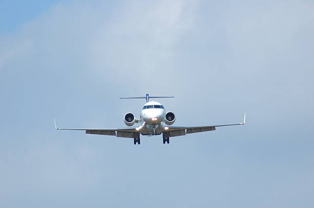 istock Front of Airplane at Landing 139882223