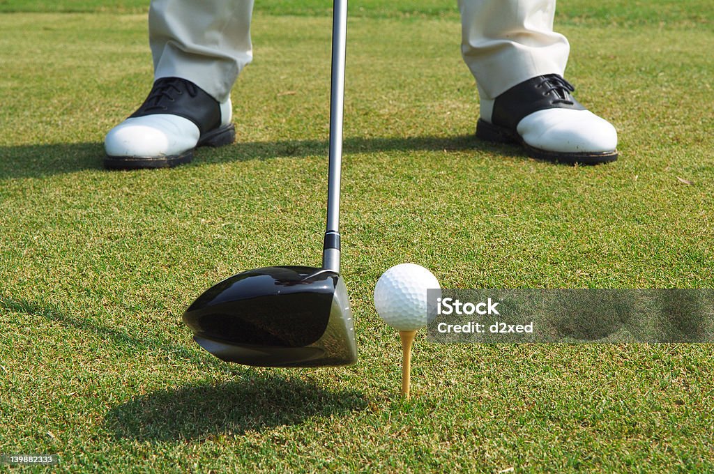 Le permite juego de pelota de golf - Foto de stock de Calzado libre de derechos