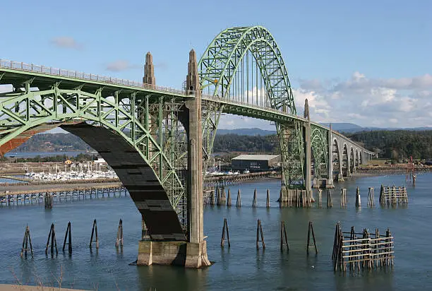 Photo of Metal Bridge over Water