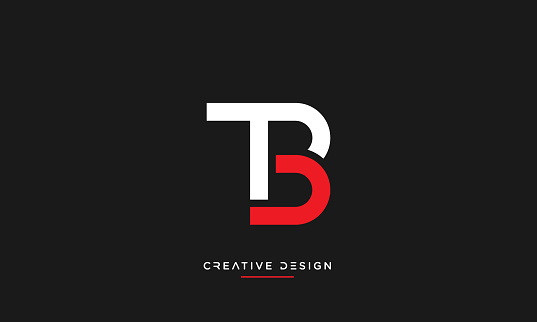 TB, BT Alphabet letters abstract Luxury Logo Design Monogram
