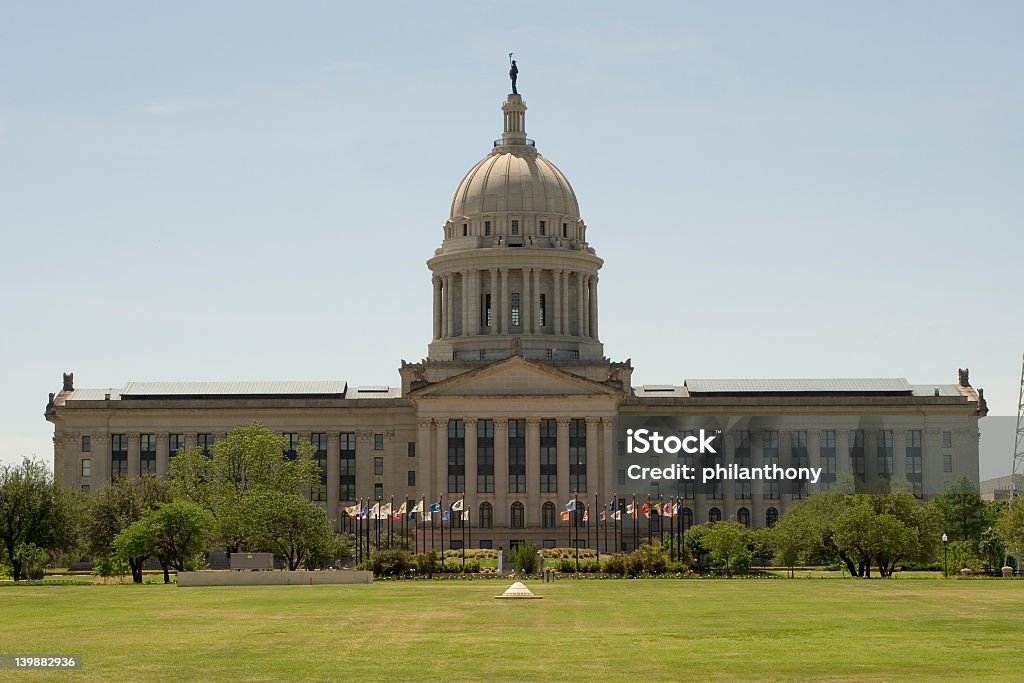 State Capitol, Oklahoma City, OK. - Zbiór zdjęć royalty-free (Budynek kapitolu stanowego)