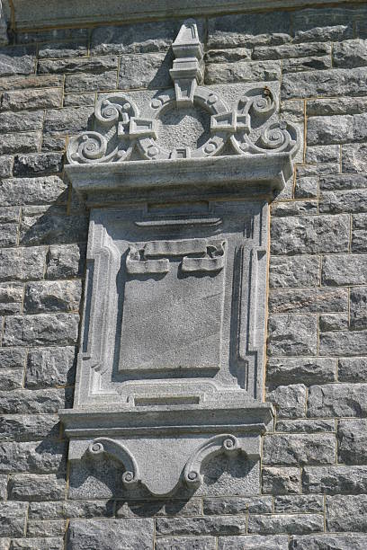 istock Blank sign carved out of stone. 139883467