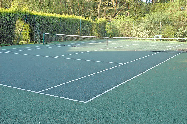 istock Forest Tennis Court 139883492