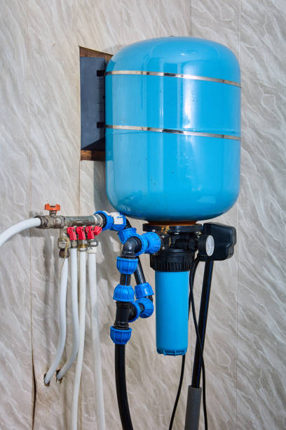 istock Bladder type well pressure tank is most common and modern one. 1398842675