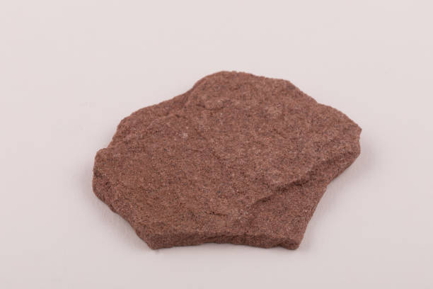 red coarse grained sandstone sedimentary rock from Scotland