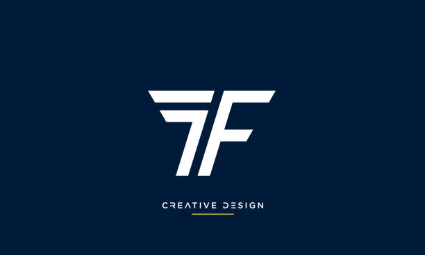 TF, FT Alphabet letters abstract Luxury Design Monogram TF, FT Alphabet letters abstract Luxury Design Monogram pics of a letter t in cursive stock illustrations