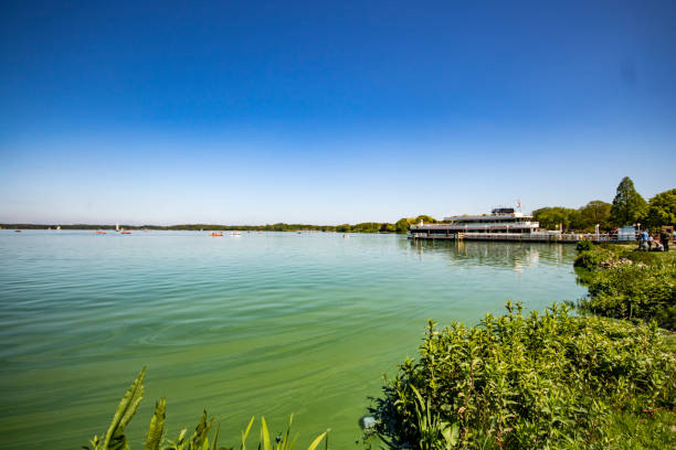 istock Blue lake on a hot summer day 1398847390