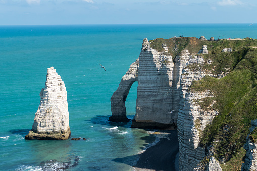 Aerial shots of the coastline along the Great Ocean Road, in Victoria, Australia.