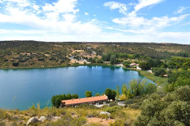 istock Ruidera lagoons seen from the viewpoint. 1398852107