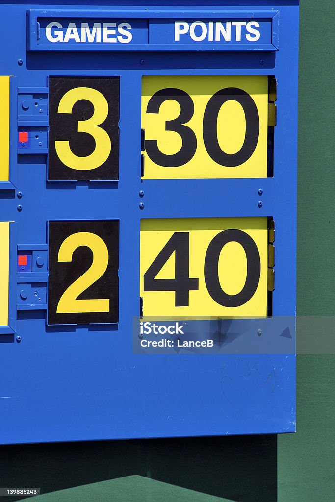 Marcador de tenis - Foto de stock de Tenis libre de derechos