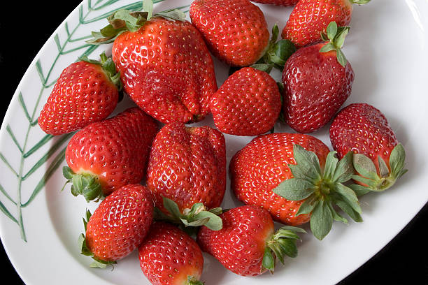 Strawberries stock photo