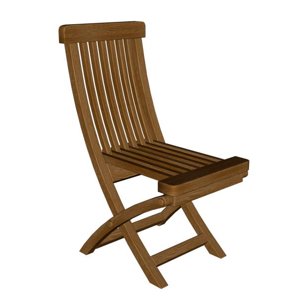 istock Wooden chair - 3D render 1398853310